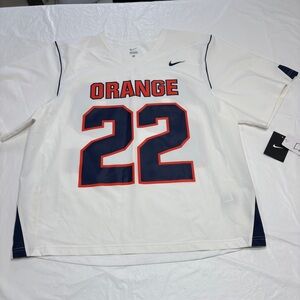 Nike NCAA Syracuse Orangemen Lacrosse Jersey #22 Men’s Large New